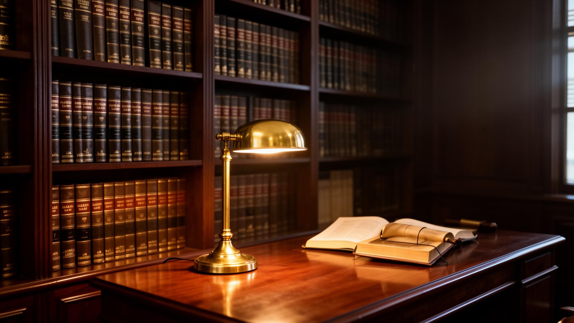 A library built on decades of legal scholarship.